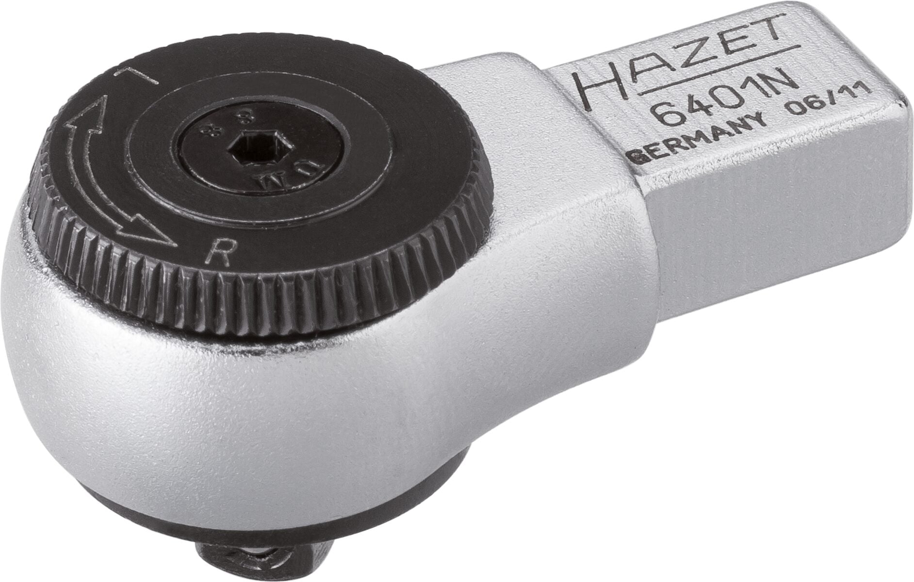 Hazet 1/4in Insert Reversible Ratchet 6401N Insert Square 9 x 12mm For ...