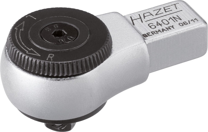 Hazet 1/4in Insert Reversible Ratchet 6401N Insert Square 9 x 12mm 