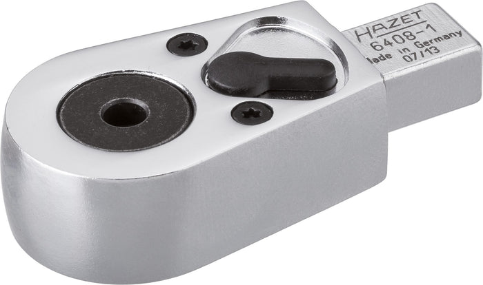 Hazet 5/16in Insert Reversible Ratchet For Bits 6408-1 Insert Square 9 x 12mm 