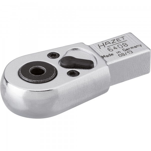 Hazet 1/4in Insert Reversible Ratchet For Bits 6408 Insert Square 9 x 12mm