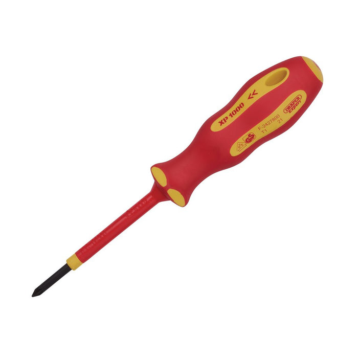 Draper Tools XP1000® VDE PZ Type Screwdriver No.0 x 60mm 64476