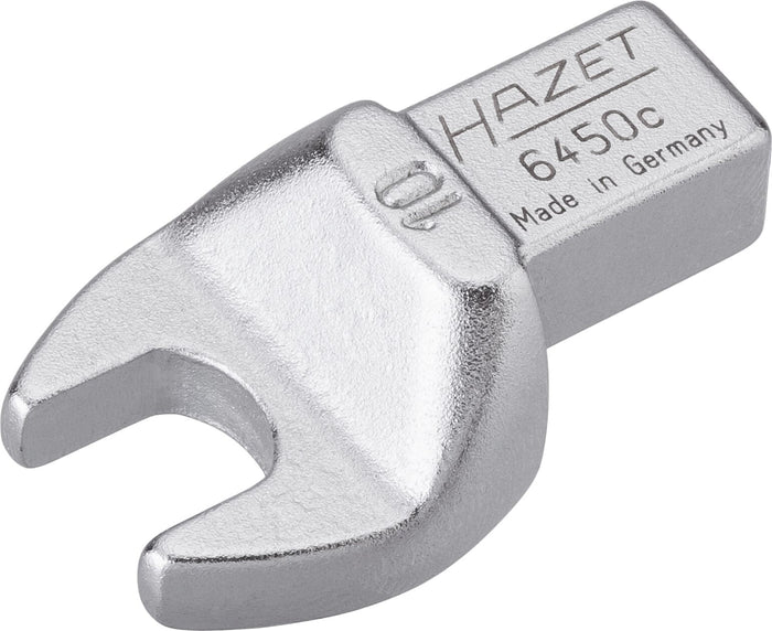 Hazet Insert Open-End Wrench 6450C-10 Insert Square 9 x 12mm Outside Hexagon Profile 10mm