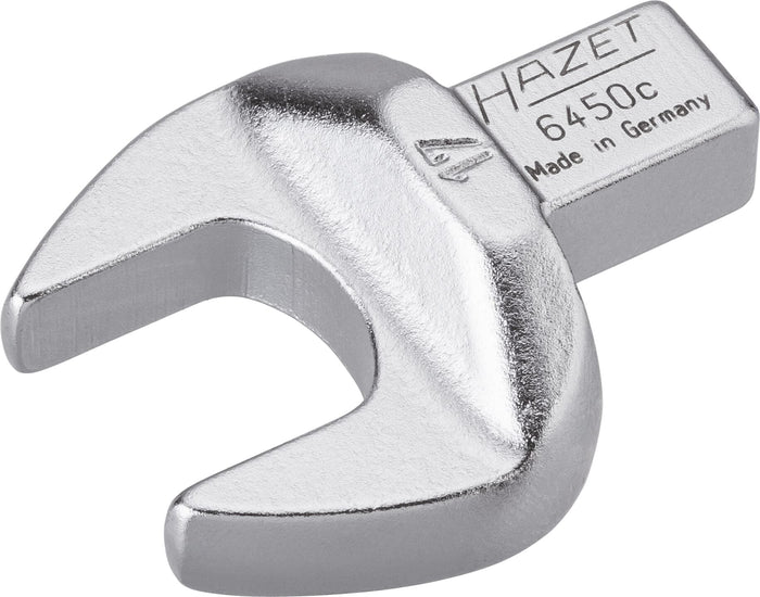 Hazet Insert Open-End Wrench 6450C-17 Insert Square 9 x 12mm Outside Hexagon Profile 17mm