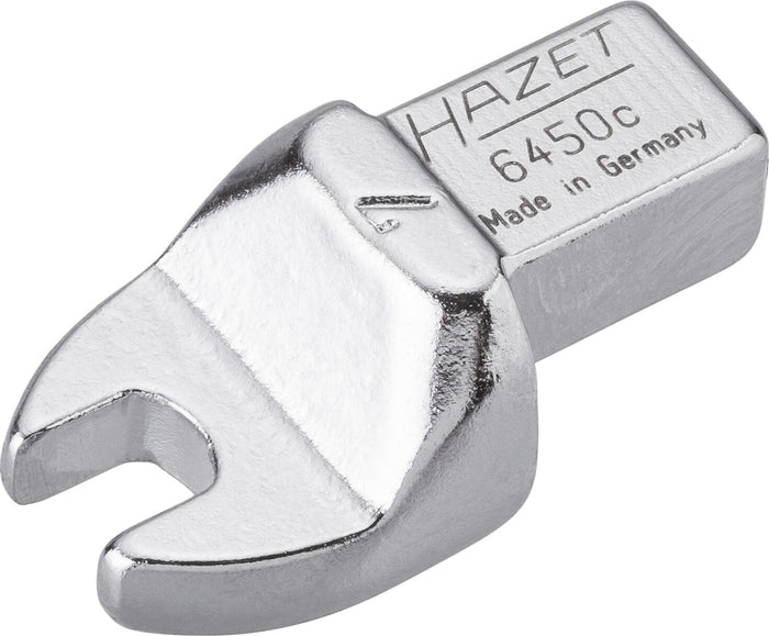Hazet Insert Open-End Wrench 6450C-7 Insert Square 9 x 12mm Outside Hexagon Profile 7mm