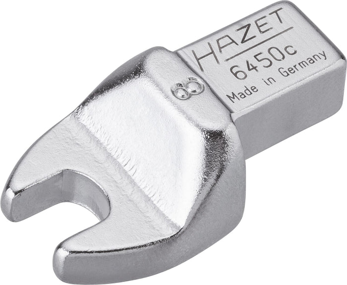 Hazet Insert Open-End Wrench 6450C-8 Insert Square 9 x 12mm Outside Hexagon Profile 8mm