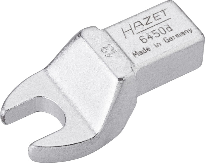 Hazet Insert Open-End Wrench 6450D-13 Insert Square 14 x 18mm Outside Hexagon Profile 13mm