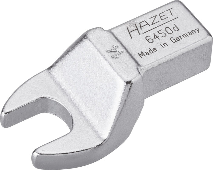 Hazet Insert Open-End Wrench 6450D-14 Insert Square 14 x 18mm Outside Hexagon Profile 14mm