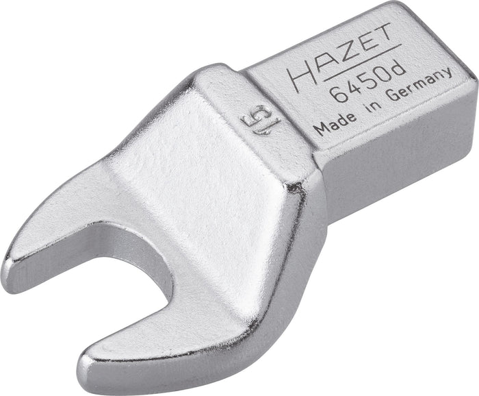 Hazet Insert Open-End Wrench 6450D-15 Insert Square 14 x 18mm Outside Hexagon Profile 15mm
