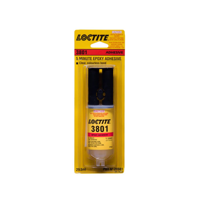 Loctite 3801 5 Minute Epoxy Adhesive Syringe 29.5ml