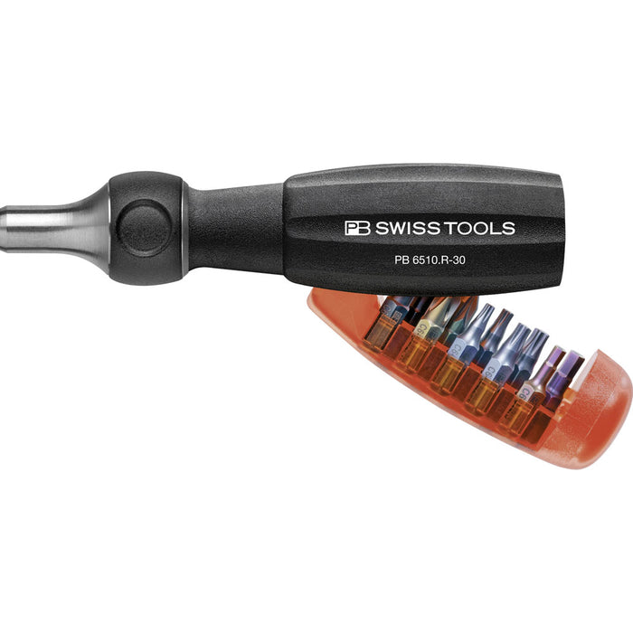 PB Swiss 10 Pce Insider Pro Ratchet Handle Integrated Bit Magazine