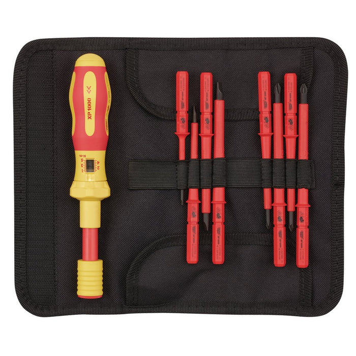 Draper Expert XP1000® VDE Interchangeable Torque Screwdriver Set, 9 Pce