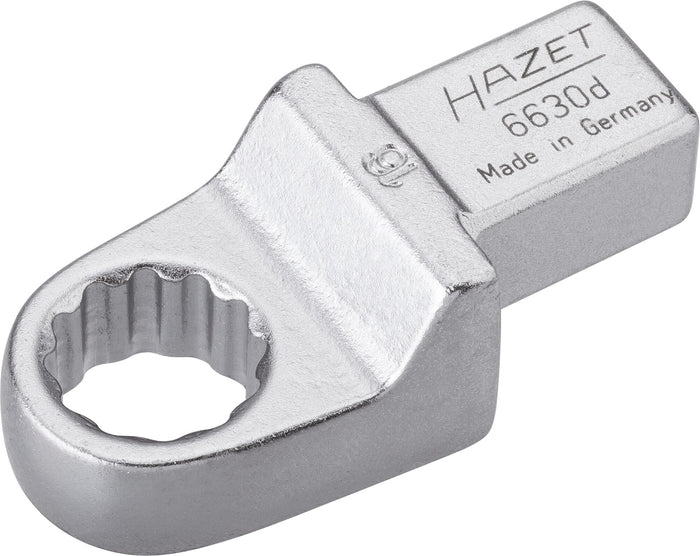 Hazet Insert Box-End Wrench 6630D-16 Insert Square 14 x 18mm Outside 12-Point Traction Profile 16mm