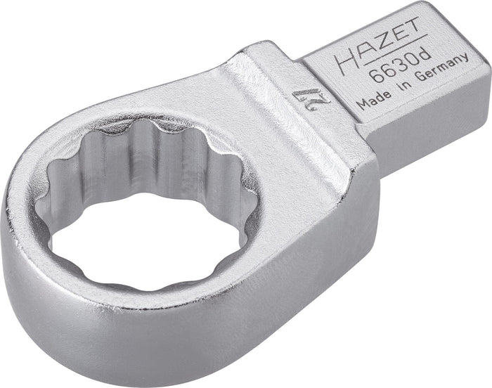 Hazet Insert Box-End Wrench 6630D-27 Insert Square 14 x 18mm Outside 12-Point Traction Profile 27mm