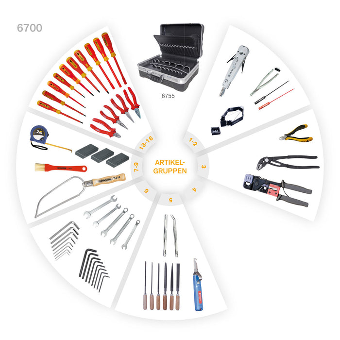 Bernstein TELEDATA Service Case with 75 Piece