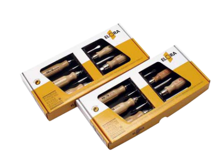 Elora Screwdriver set plain and supa pozidriv 5 Pce 677 S5-K