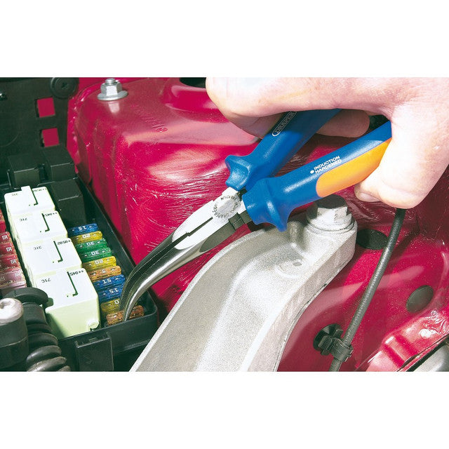 Draper Tools Expert Heavy Duty Soft Grip Bent Nose Pliers 200mm 68889