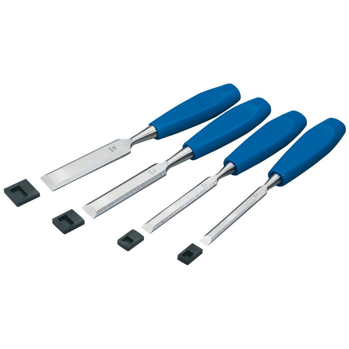 Draper Tools Bevel Edge Wood Chisel Set 4 Piece 69619