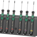 Wera 2050/6 Micro Precision Screwdriver Set & Rack for Electronic Applications 6 Piece 030181