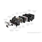 Ledlenser HF8R Signature 2000lm Rechargeable IP68 Adaptive Light Beam Technology RGB Headlamp Black