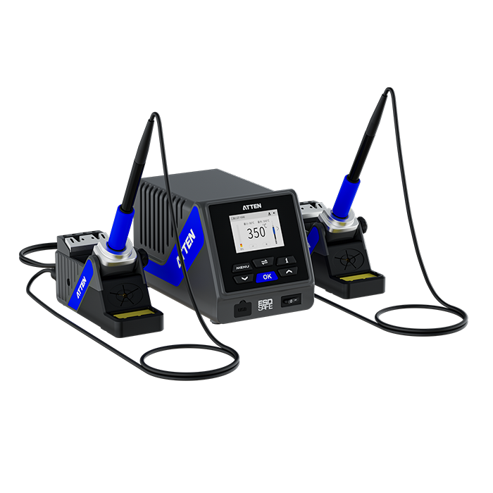 Atten GT-6120B Precision Soldering Station with 2 x GT-Y040 Irons