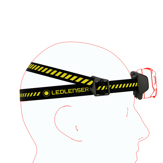 Ledlenser HF6R Work 800lm Rechargeable IP68 Digital Advanced Focus Robust 134gm Headlamp Yellow