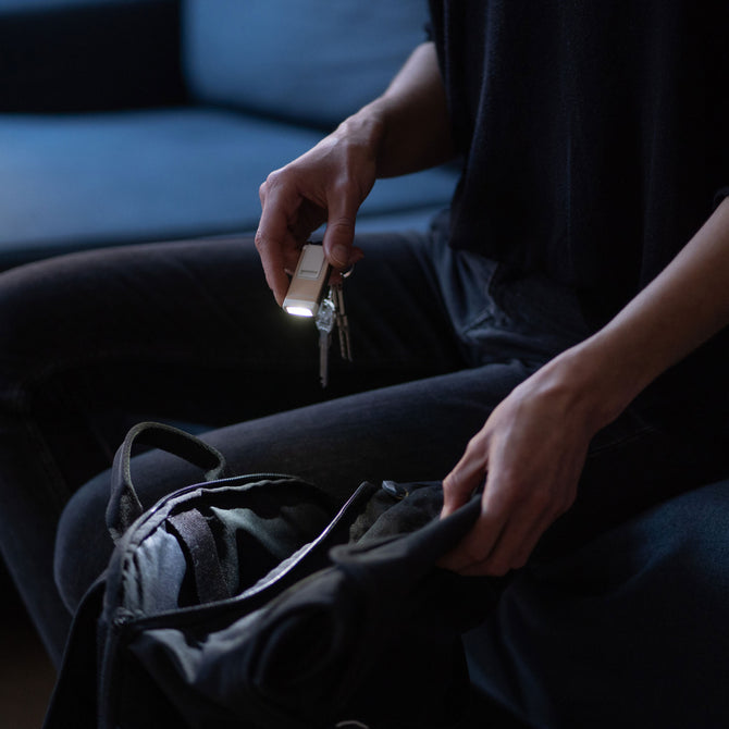 Ledlenser K4R 120lm Rechargeable LED Pocket Keyring - Rose Gold