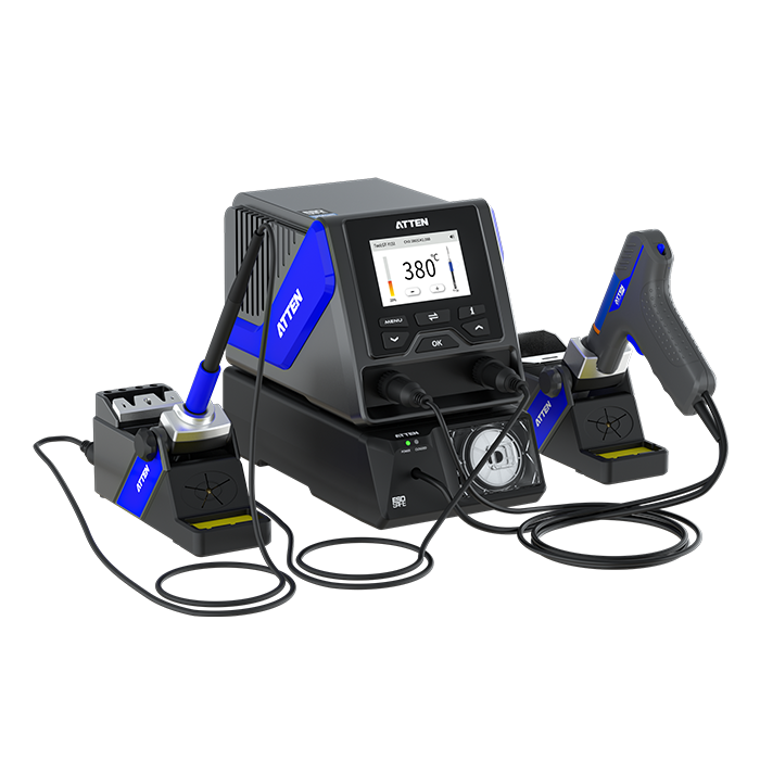Atten GT-6302B High Power Soldering/Desoldering Station with GT-Y151 Iron and GT-X151 Gun