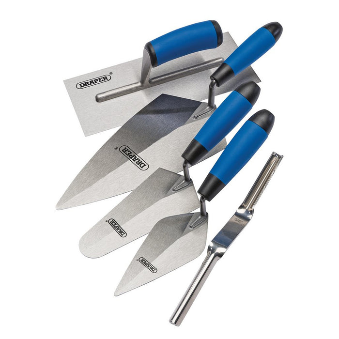 Draper Soft Grip Trowel Set, 5 Pce 70372