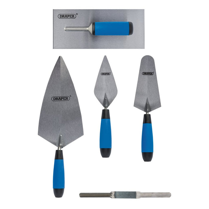 Draper Soft Grip Trowel Set, 5 Pce 70372