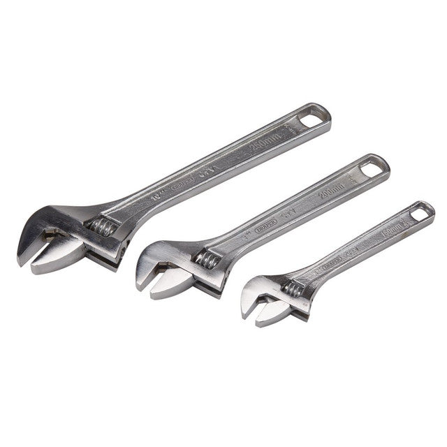 Draper Adjustable Wrench Set 3 Piece 70409
