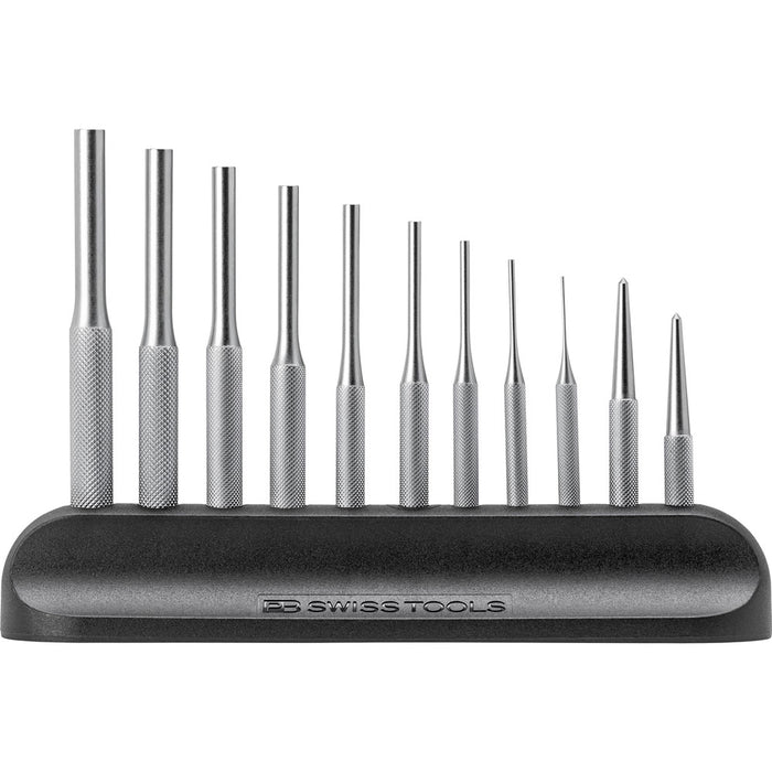 PB Swiss 11 Pce Safety Drift & Pin Punch Knurled Set