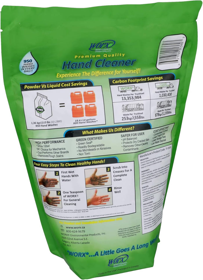 WORX Biodegradable Hand Cleaner 1.36kg / 3lb