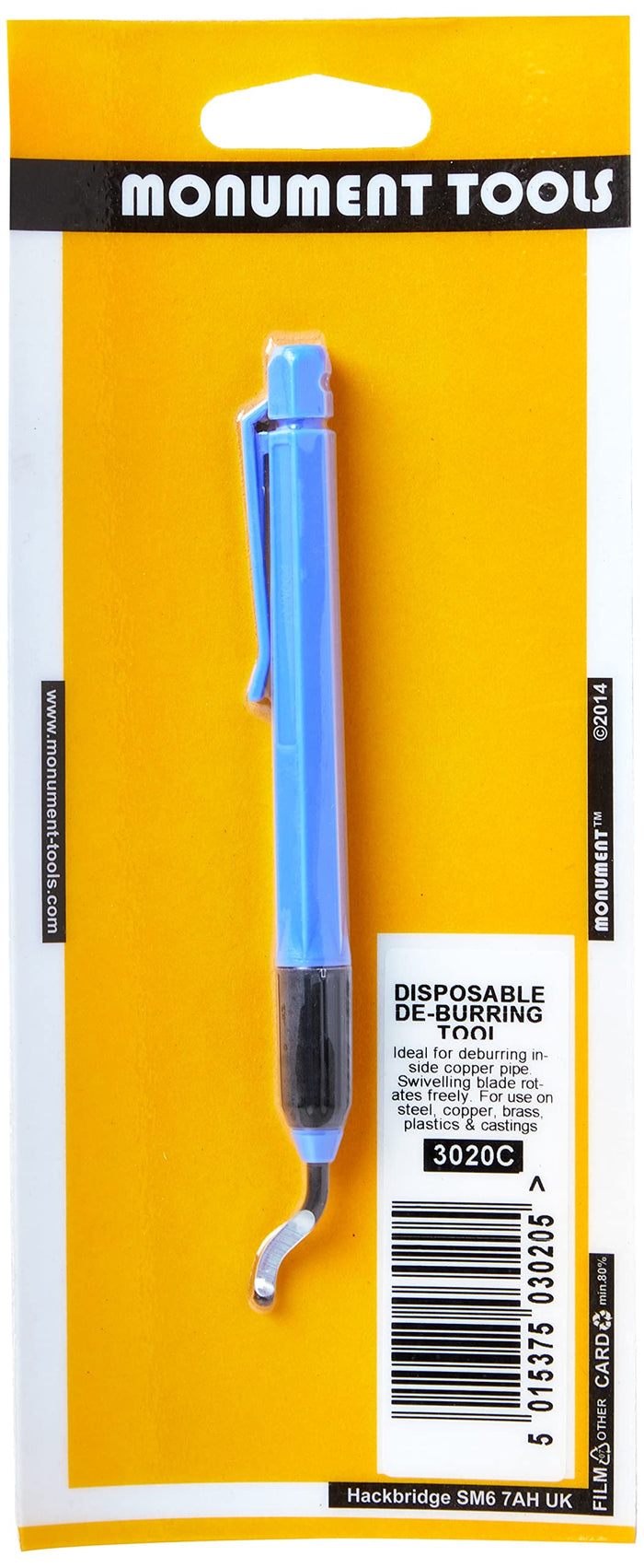 Monument Disposable Deburring Tool 3020C
