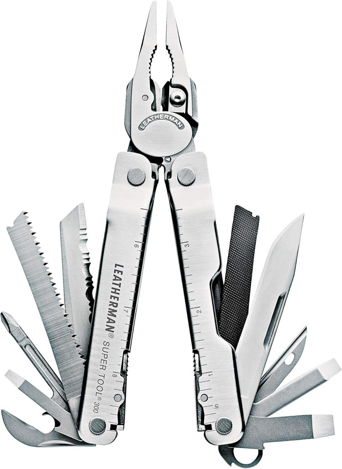 Leatherman 19 Tool Super Tool® 300 Stainless Multi-Tool with Sheath