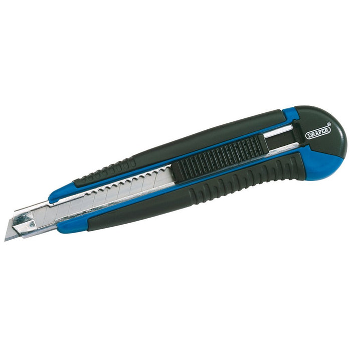 Draper Tools Retractable Knife with 12 Segment Blade 9mm 72145