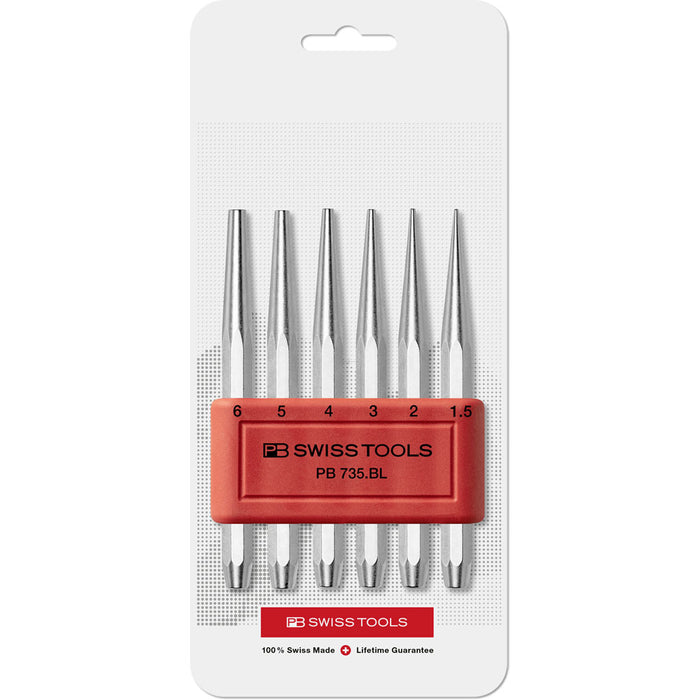 PB Swiss 6 Pce Drift Punch Set (1.5-6mm)