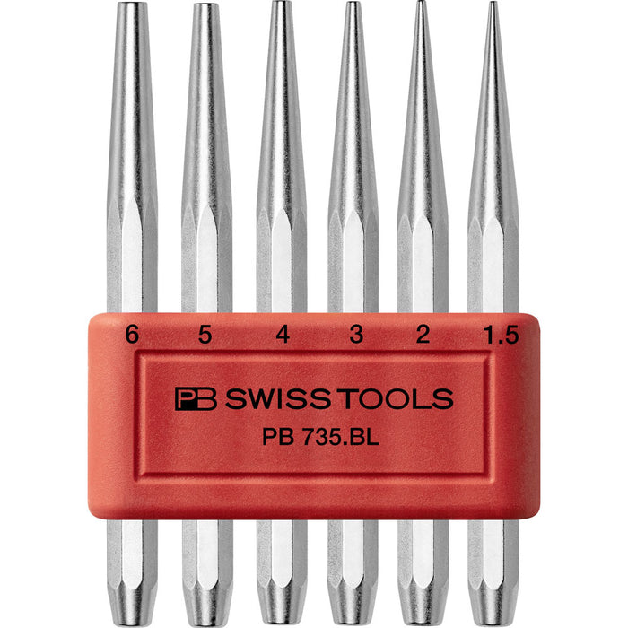 PB Swiss 6 Pce Drift Punch Set in Plastic Holder