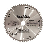Makita Aluminium TCT Saw Blade 210mm x 25mm x 60T