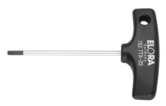 Elora Tamper-TORX®-Screwdriver with T-handle 762TTX-15