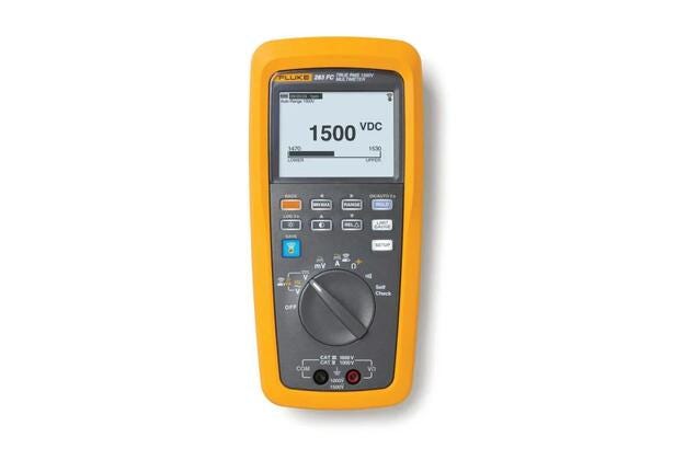 Fluke 283FC/APAC Cat III 1500V Cat IV 1000V True-RMS Wireless Multimeter