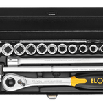Elora Socket Set 1/2in hexagon 14 Pce 7/16-1in AF 771-LKAU