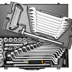 Elora Combination Socket Set 1/2in bi-hexagon 49 Pce 10-32mm 770-RDS12MU