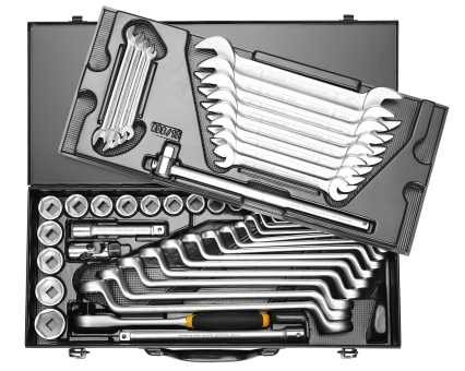 Elora Combination Socket Set 1/2in hexagon 49 Pce 10-32mm 771-RDS12MU