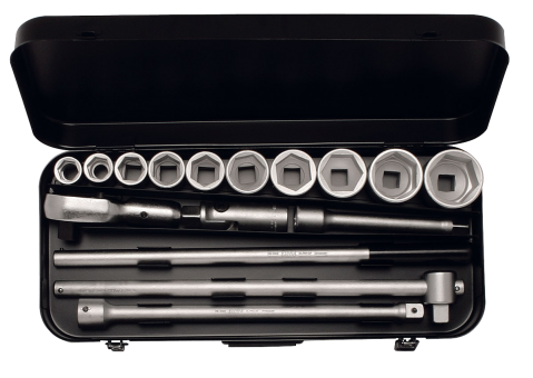 Elora Socket Set 3/4in bi-hexagon 16 Pce 7/8in-2in AF 770-S10 KA