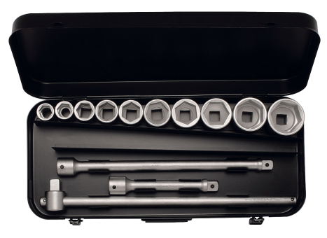 Elora Socket Set 3/4in bi-hexagon 13 Pce 22-50mm 770-S10 OKM