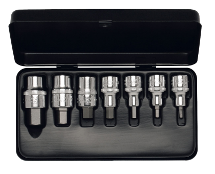 Elora Socket Set 1/2in inside-hexagon 9 Pce 4-19mm 770-INM