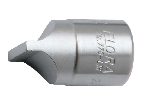 Elora Screwdriver Socket 1/2in plain slot 770-L18