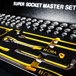 Elora Socket Set 1/2in hexagon 57 Pce Metric+Imperial+WW 771-LSSMF