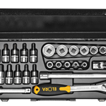 Elora Socket Set 1/2in hexagon+in+TORX® 30 Pce 10-50mm 771-LMITTXK