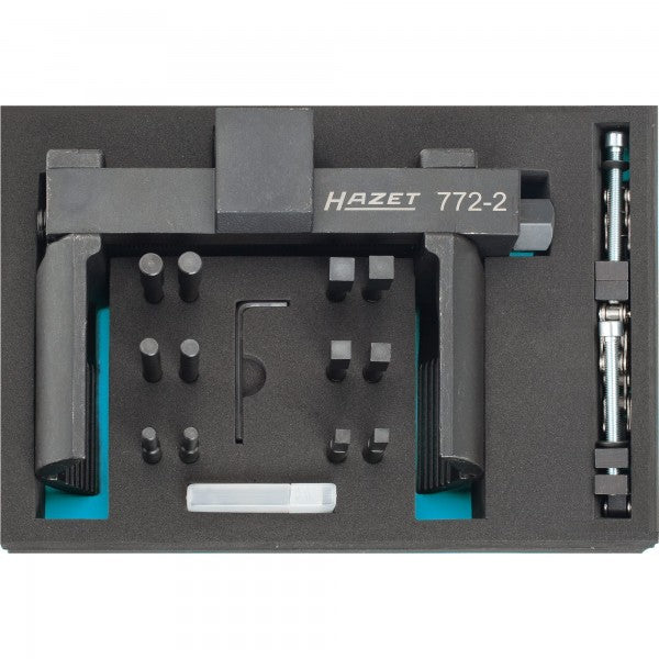 Hazet 16 Pce 3/4in Universal Axle & Slotted Nut Wrench Tool Set 772-2/16